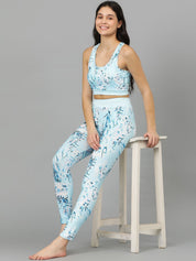 Kotty Round Neck Sleeveless Printed Night suit