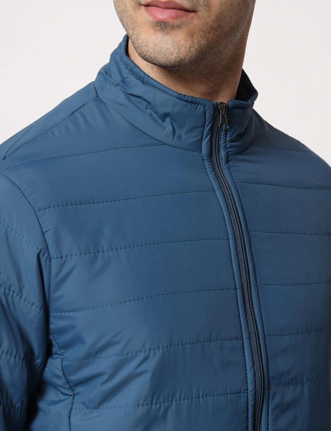 Kotty Men Blue Outdoor Puffer Jacket