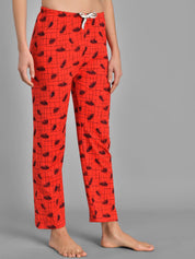 Kotty Women printed Cotton Low Rise Lounge Pants