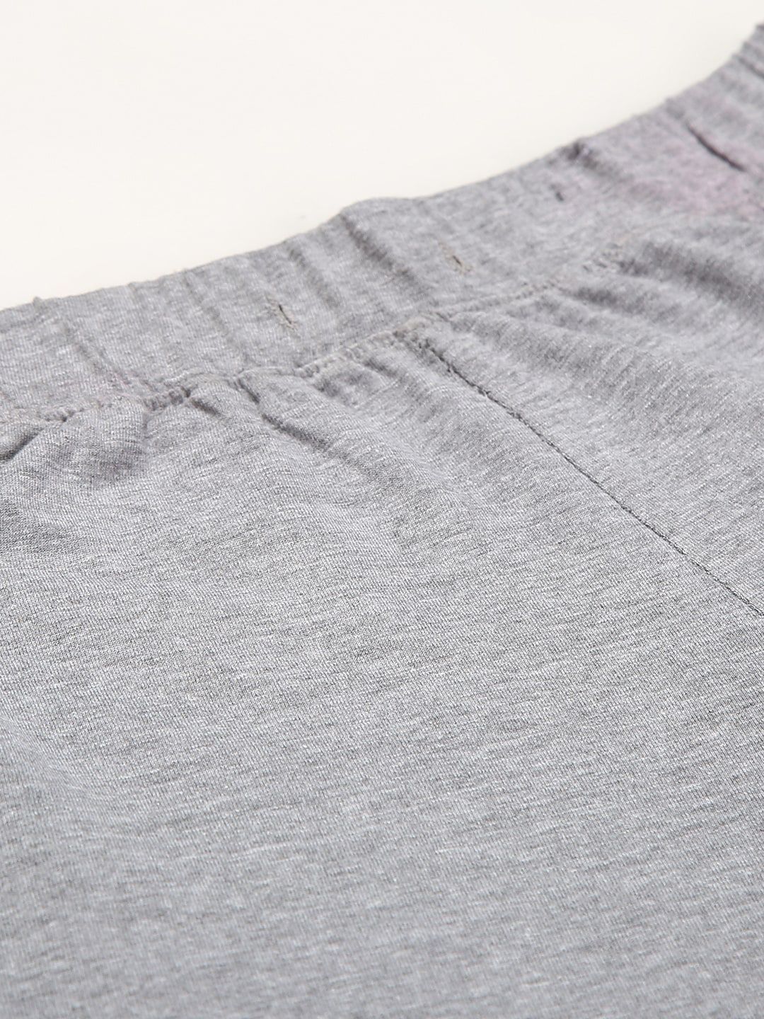 Kotty Women Grey Melange Solid Straight Fit Track Pants