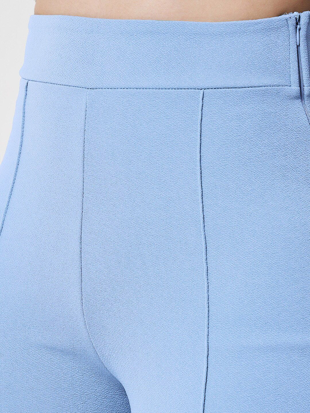 Kotty Women Relaxed Straight Leg Straight Fit High-Rise Trousers