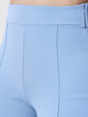 Kotty Women Relaxed Straight Leg Straight Fit High-Rise Trousers