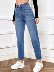 Kotty Women Jean Regular Fit High-Rise Light Fade Jeans