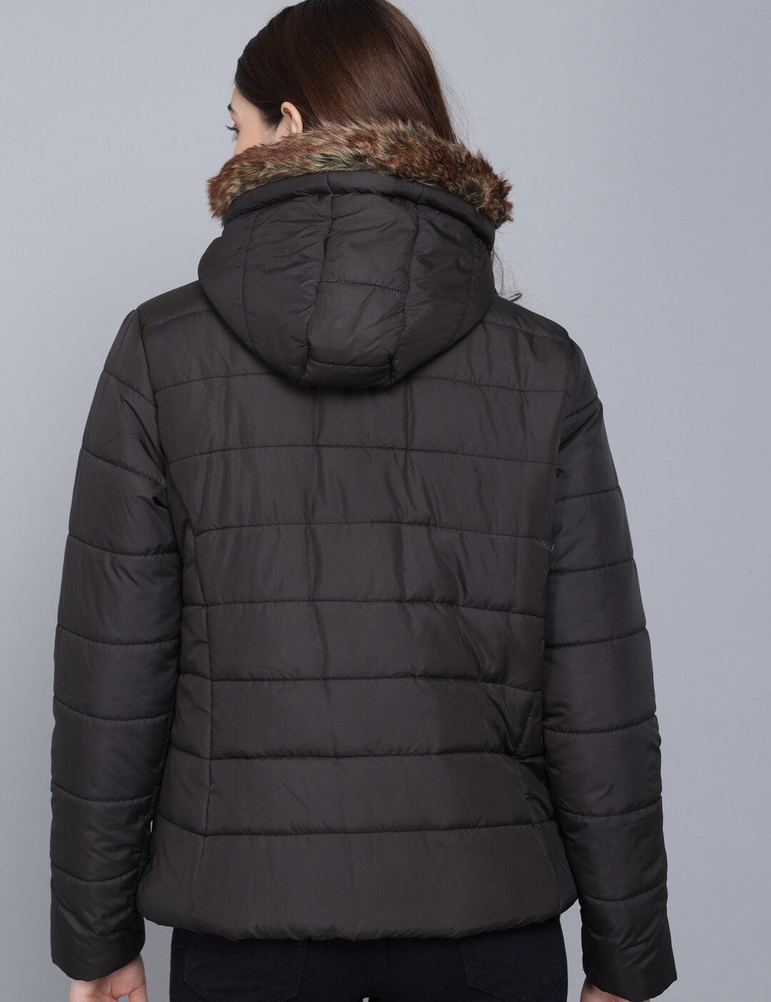 Kotty Women Black Lightweight Padded Jacket