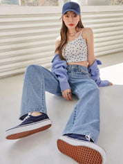 KOTTY Basics Women Jean Straight Fit High-Rise Stretchable Jeans