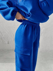 Kotty Blue Hooded Fleece Co-Ords