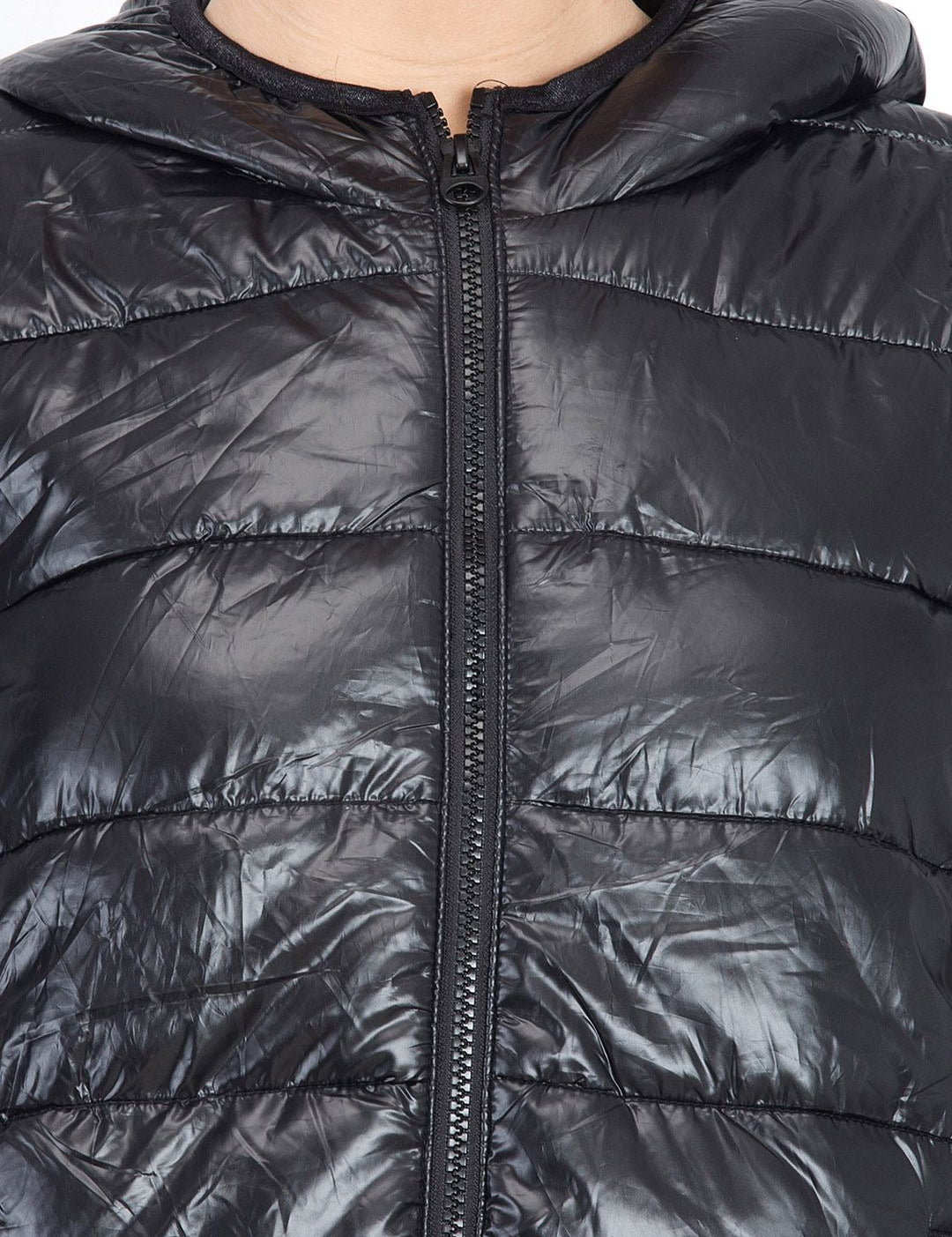 Kotty Women Black Solid Puffer Jacket