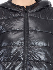 Kotty Women Black Solid Puffer Jacket