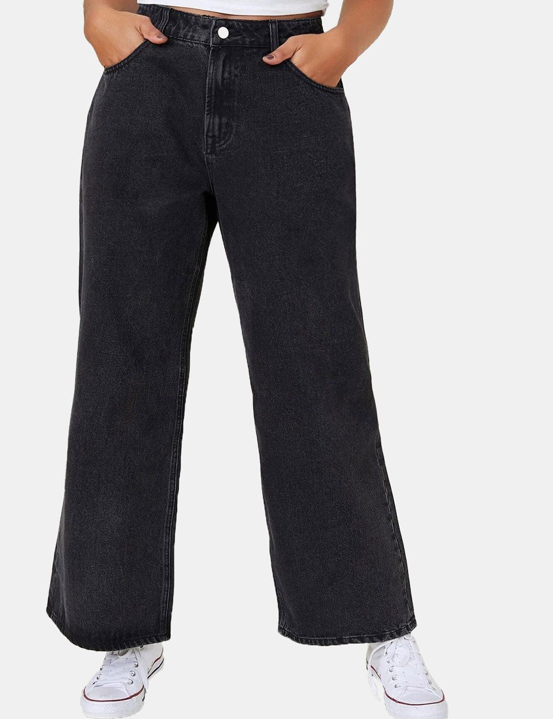 Kotty Women Jean Flared High-Rise Stretchable Jeans