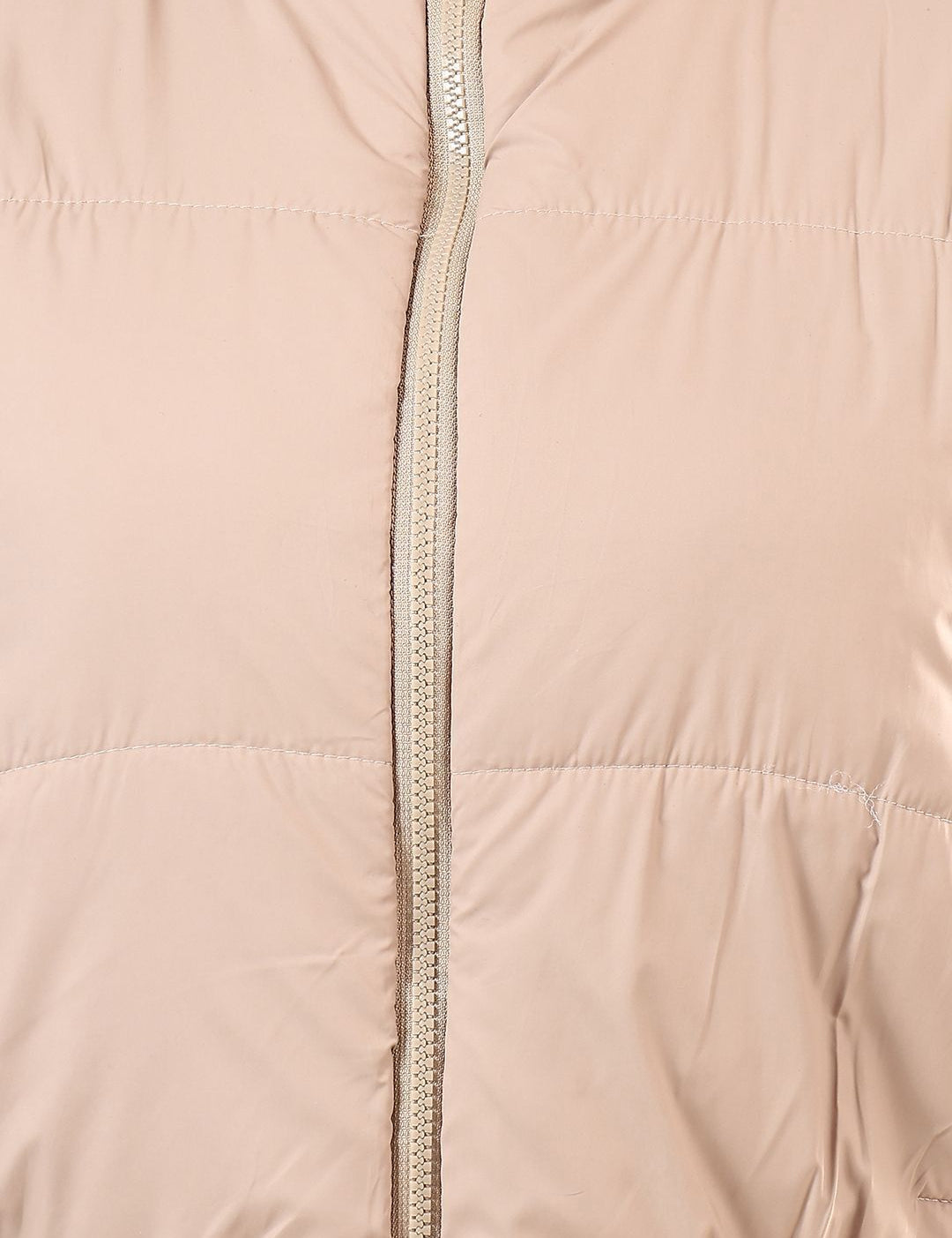 Kotty Women Mock Collar Solid Casual Puffer Insulator Jacket