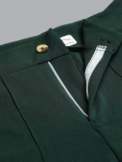 Kotty Women Relaxed Straight Fit High-Rise Easy Wash Parallel Trousers