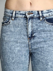 Kotty Women Blue Skinny Fit High-Rise Clean Look Jeans
