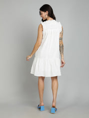 Kotty Women Flared Sleeve Fit & Flare Dress