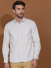 Kotty White New Spread Collar Casual Shirt