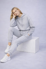 KOTTY Women's Grey Hoodie Jogger Tracksuit Set Casual Wear
