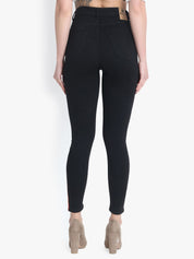 Kotty Women Black Skinny Fit High-Rise Clean Look Jeans