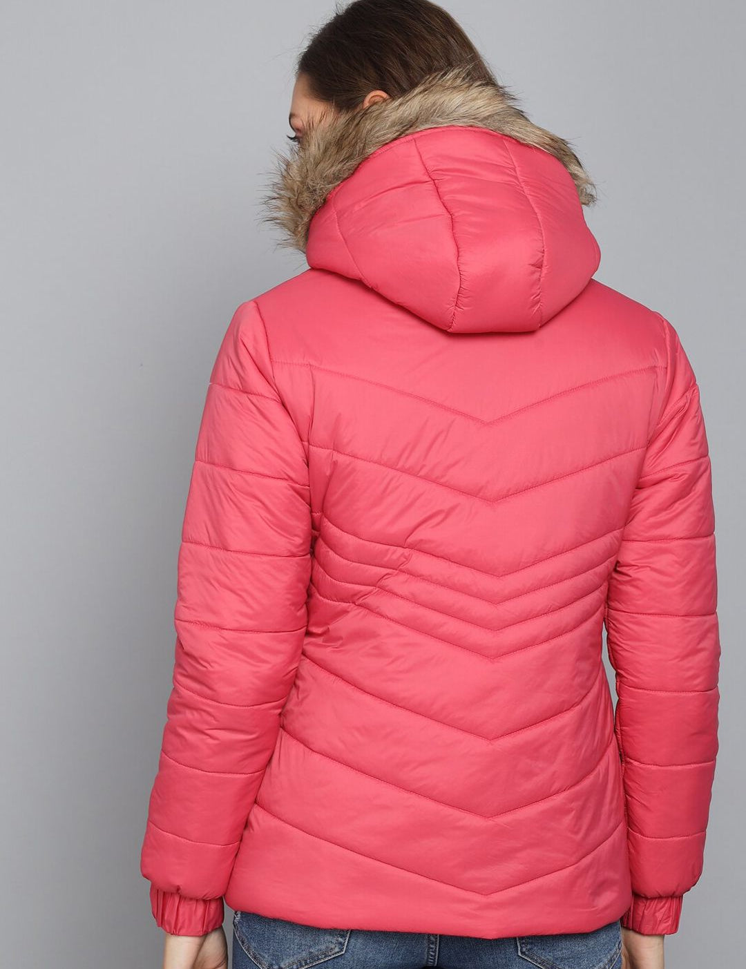 Kotty Women Pink Outdoor Puffer Jacket