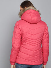 Kotty Women Pink Outdoor Puffer Jacket