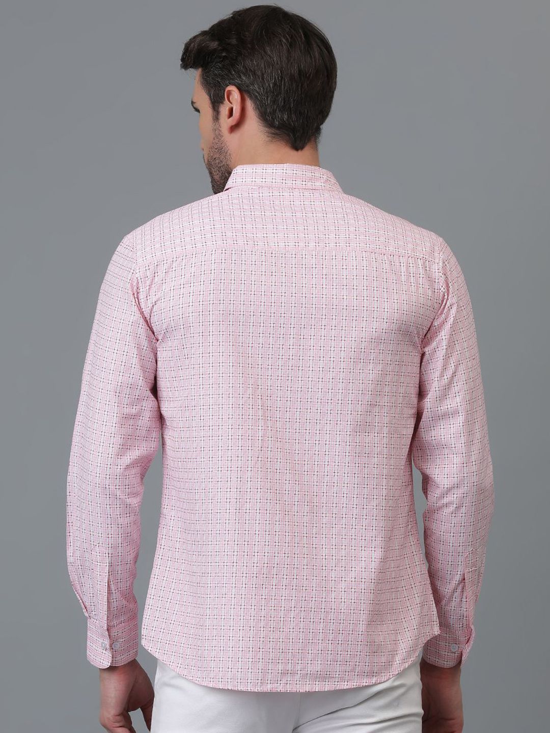 Kotty New Checked Spread Collar Shirt