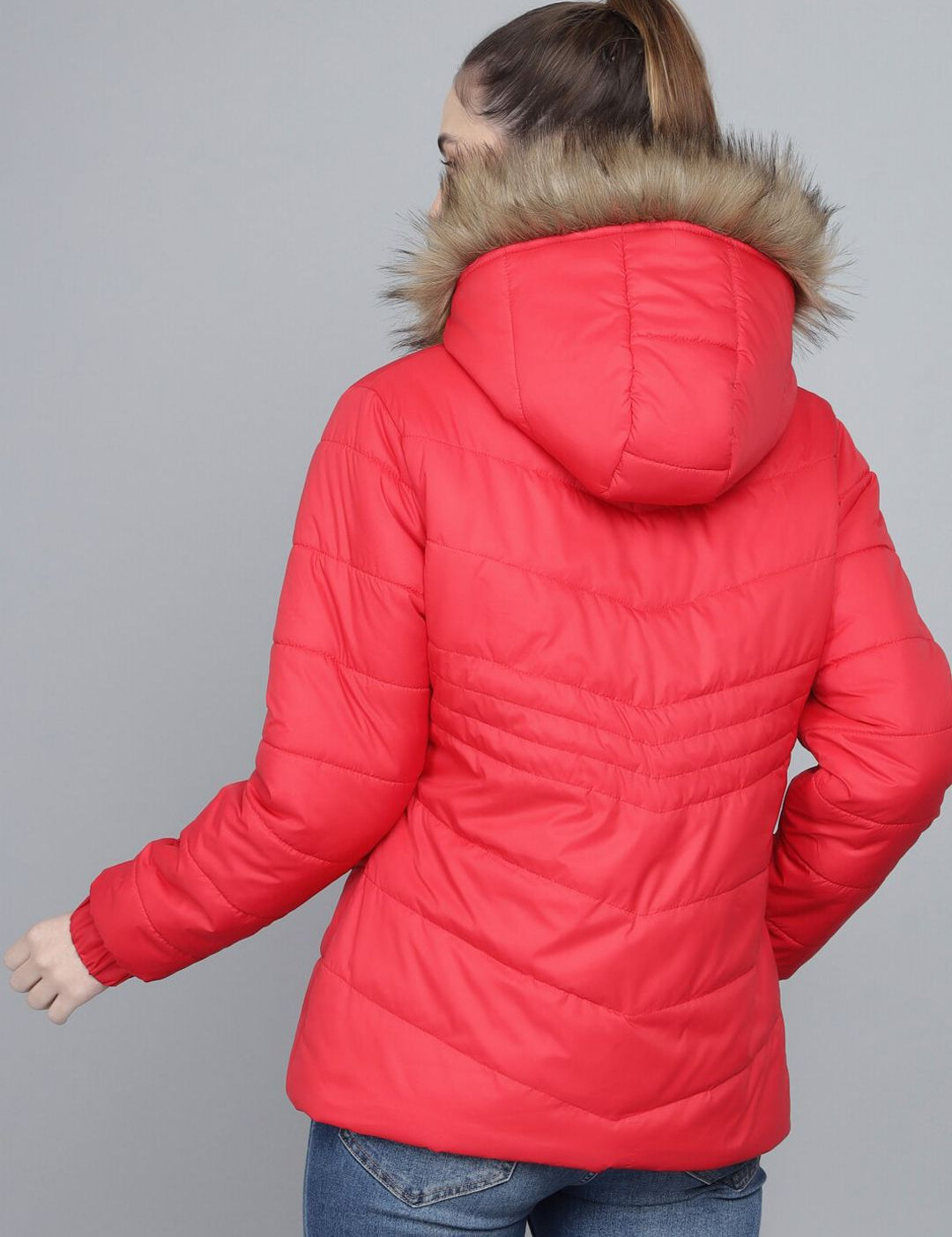 Kotty Women Red Lightweight Padded Jacket