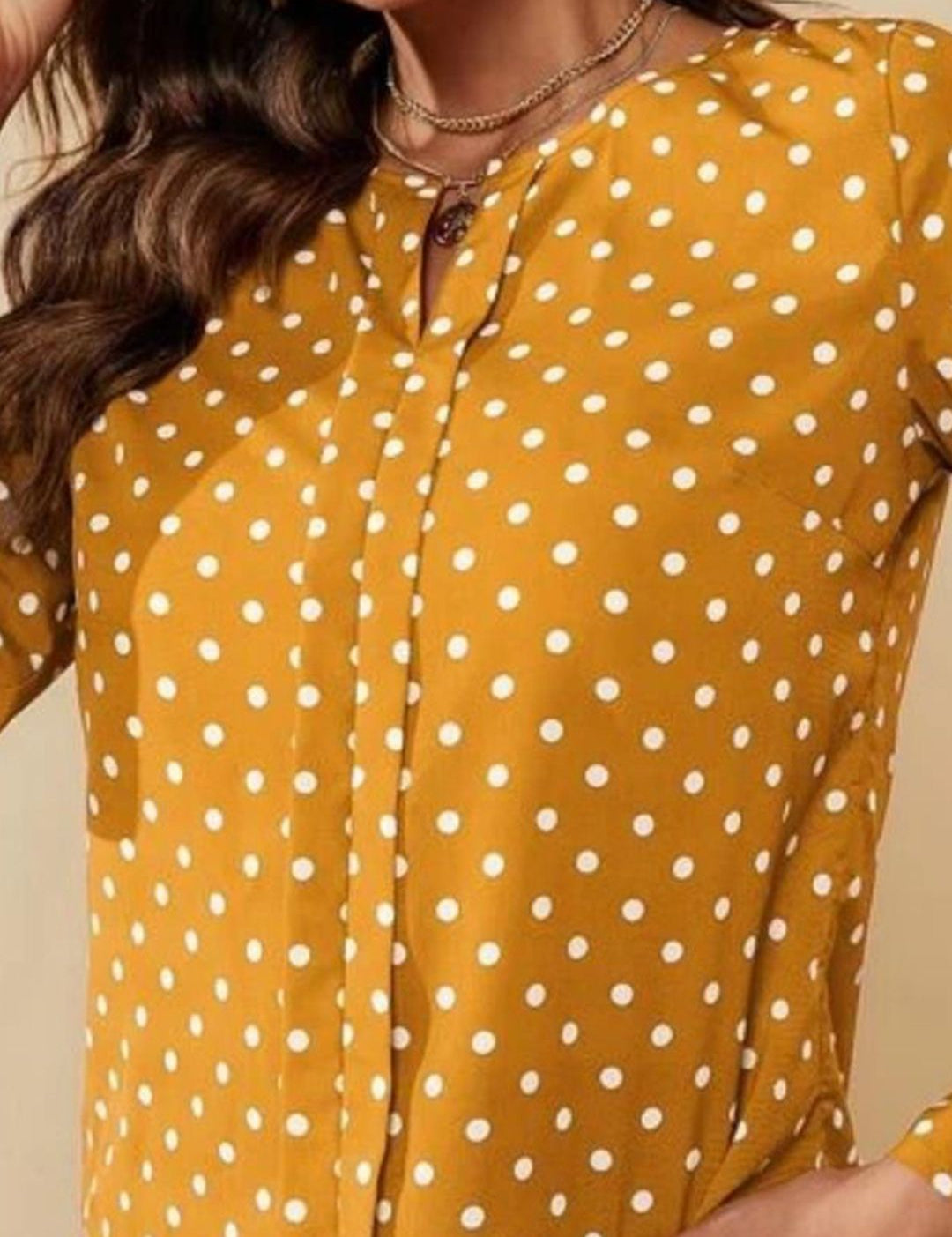 Kotty Women Polka Dot Printed RegularTop