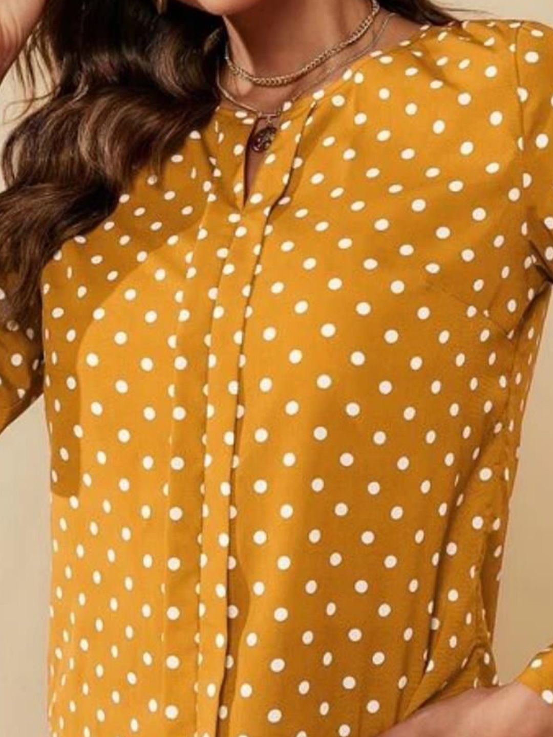 Kotty Women Polka Dot Printed RegularTop