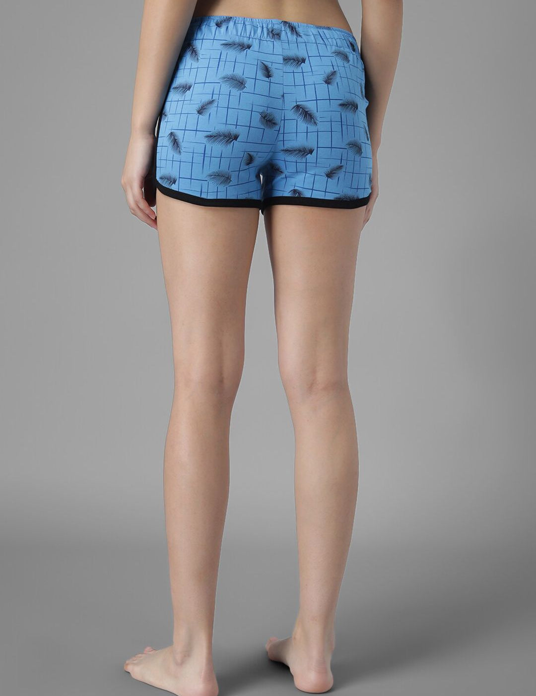 Kotty Women Checked Regular Fit Low-Rise Shorts