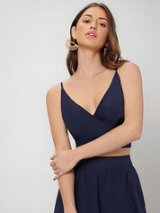 Kotty Shoulder Straps Top With Trousers