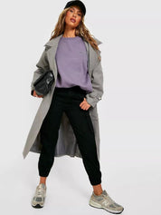 Kotty Women Jean Jogger High-Rise Clean Look Stretchable Cropped Jeans