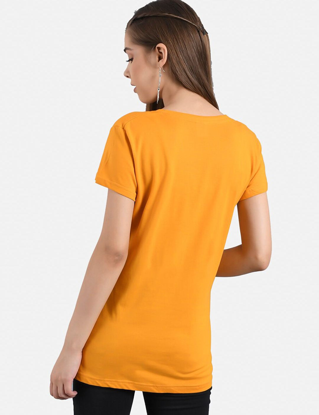 Kotty Women Pack of 2 Printed Round Neck T-shirts