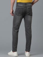 Kotty Men Jean Slim Fit Low-Rise Light Fade Stretchable Jeans