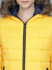 Kotty Women Yellow Lightweight Padded Jacket