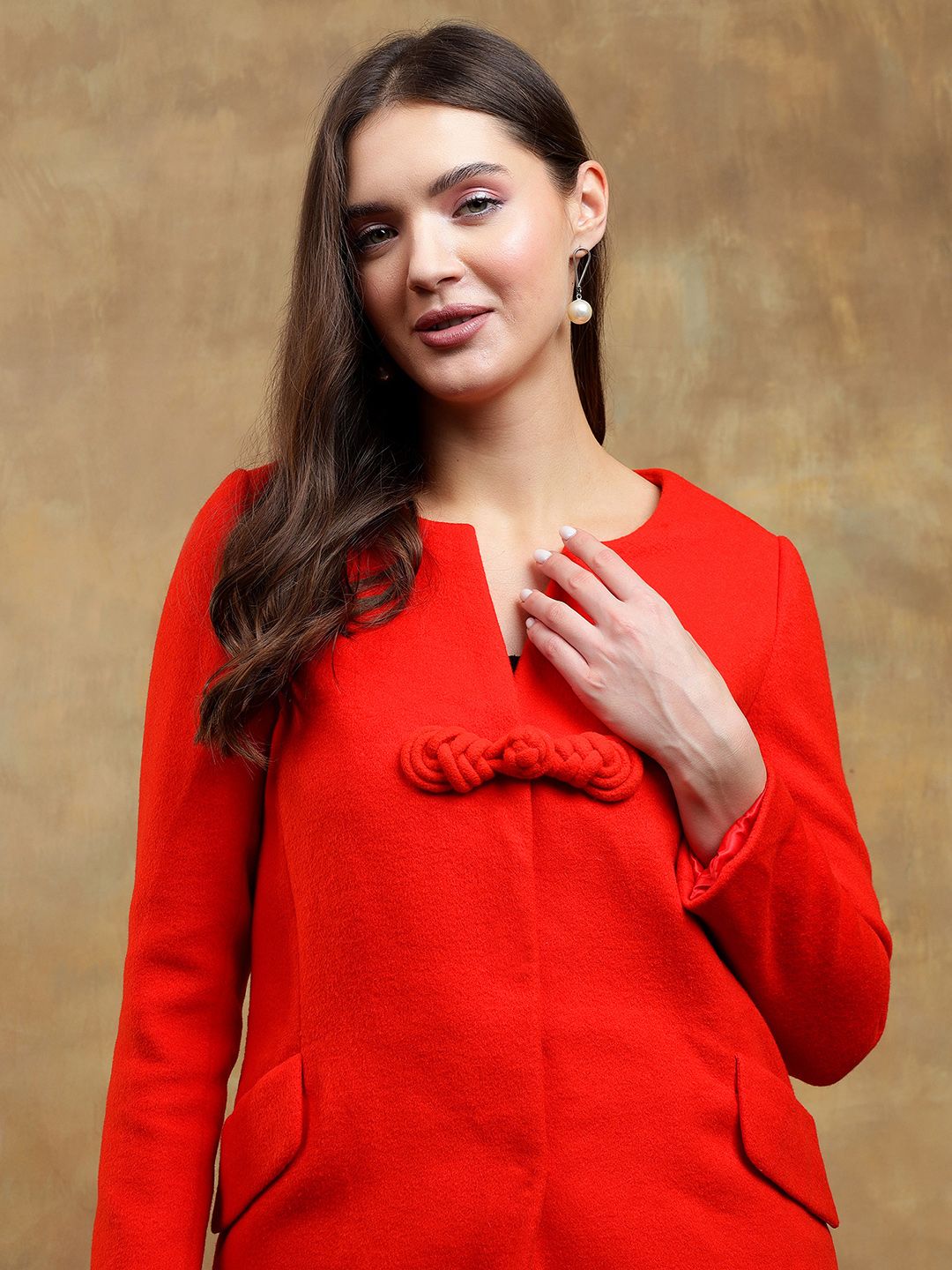 Kotty Solid Longline Overcoat