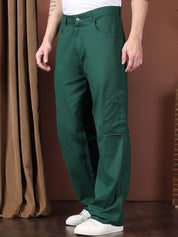 Kotty Men Relaxed Easy Wash Cargos Trousers