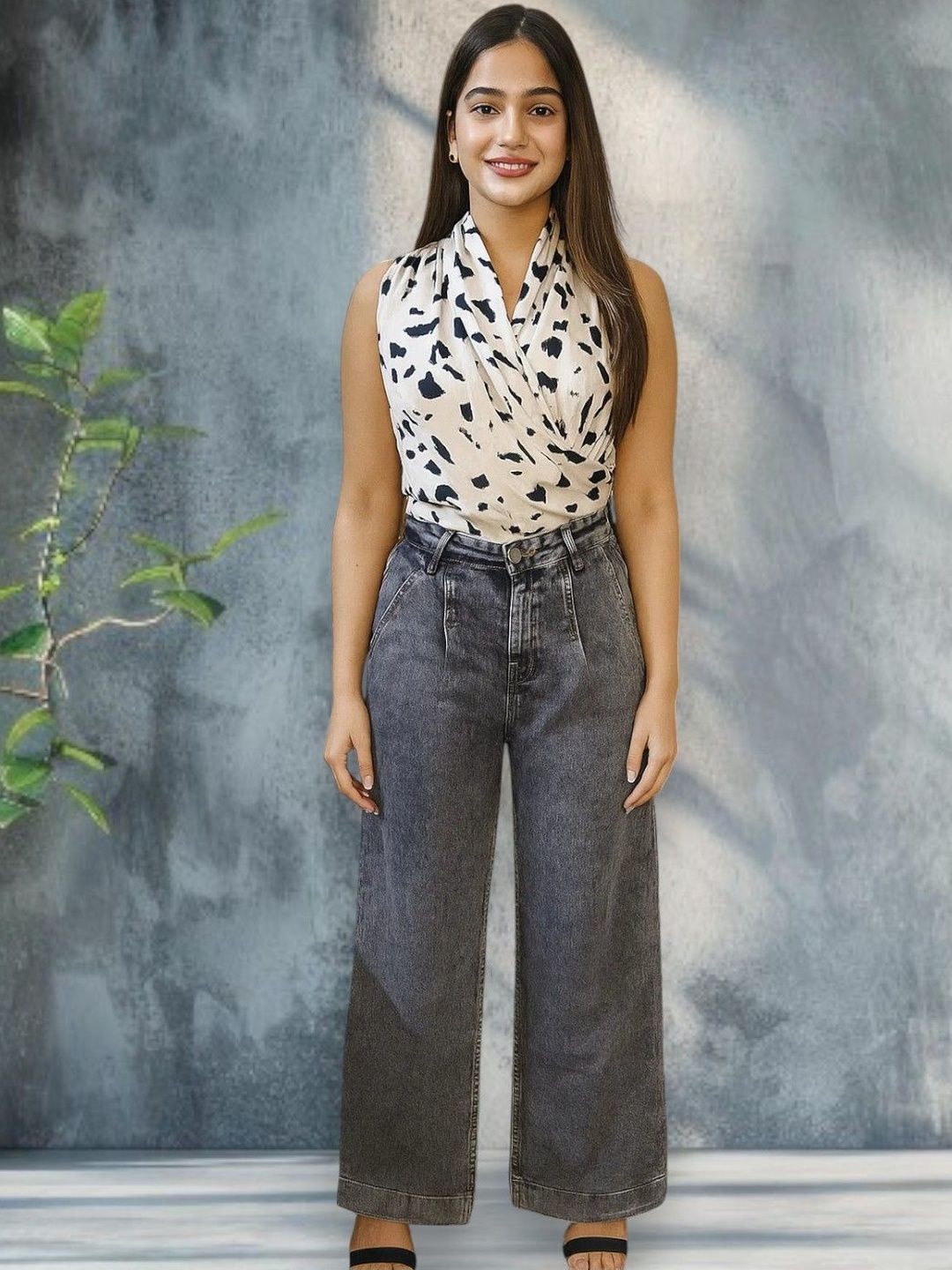 Kotty Women Regular Fit High-Rise Stretchable Jeans