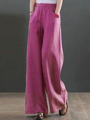 Kotty Women Loose Fit High-Rise Trousers