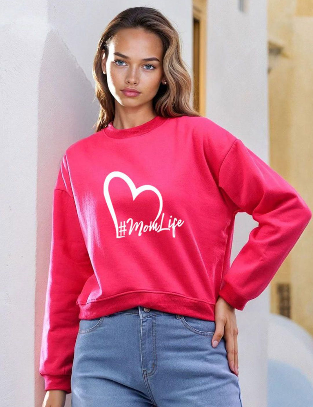 Kotty Women Typography Printed Long Sleeves Sweatshirt