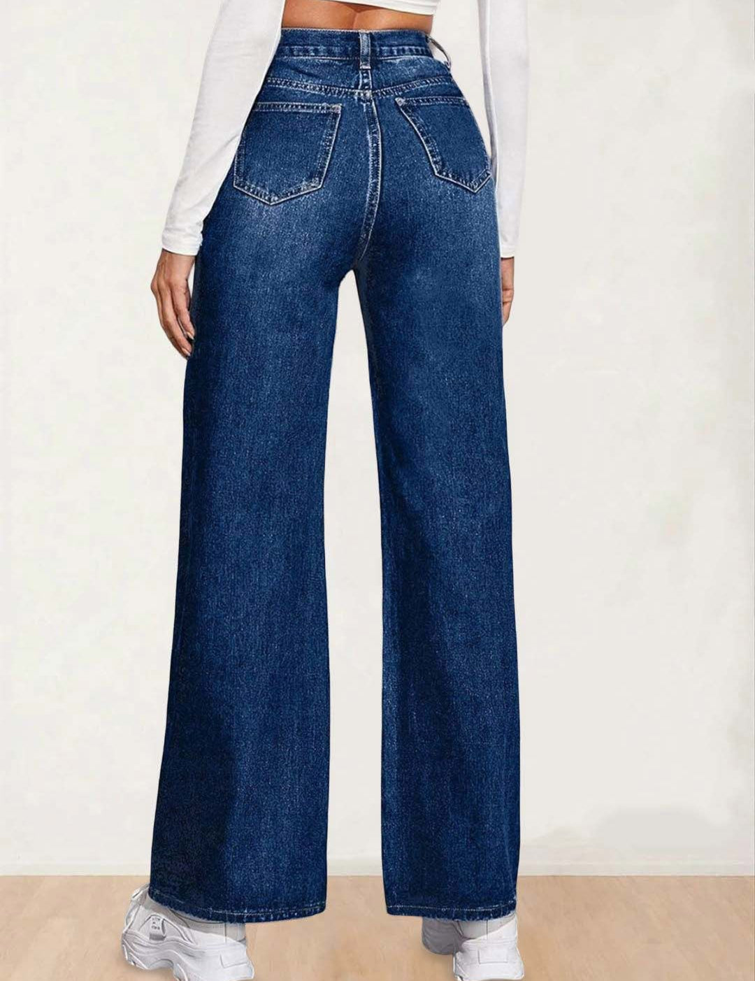 Kotty Women Straight Fit High-Rise Stretchable Jeans
