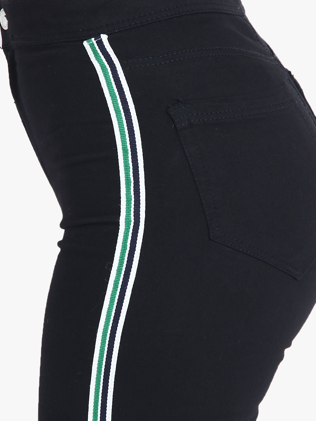 Kotty Women Black Skinny Fit High-Rise Clean Look Stretchable Jeans