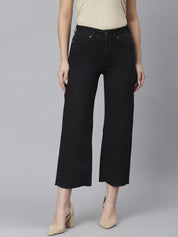 Kotty Women Black Flared Jeans