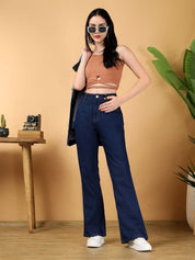 Kotty Women Jean Bootcut High-Rise Stretchable Jeans