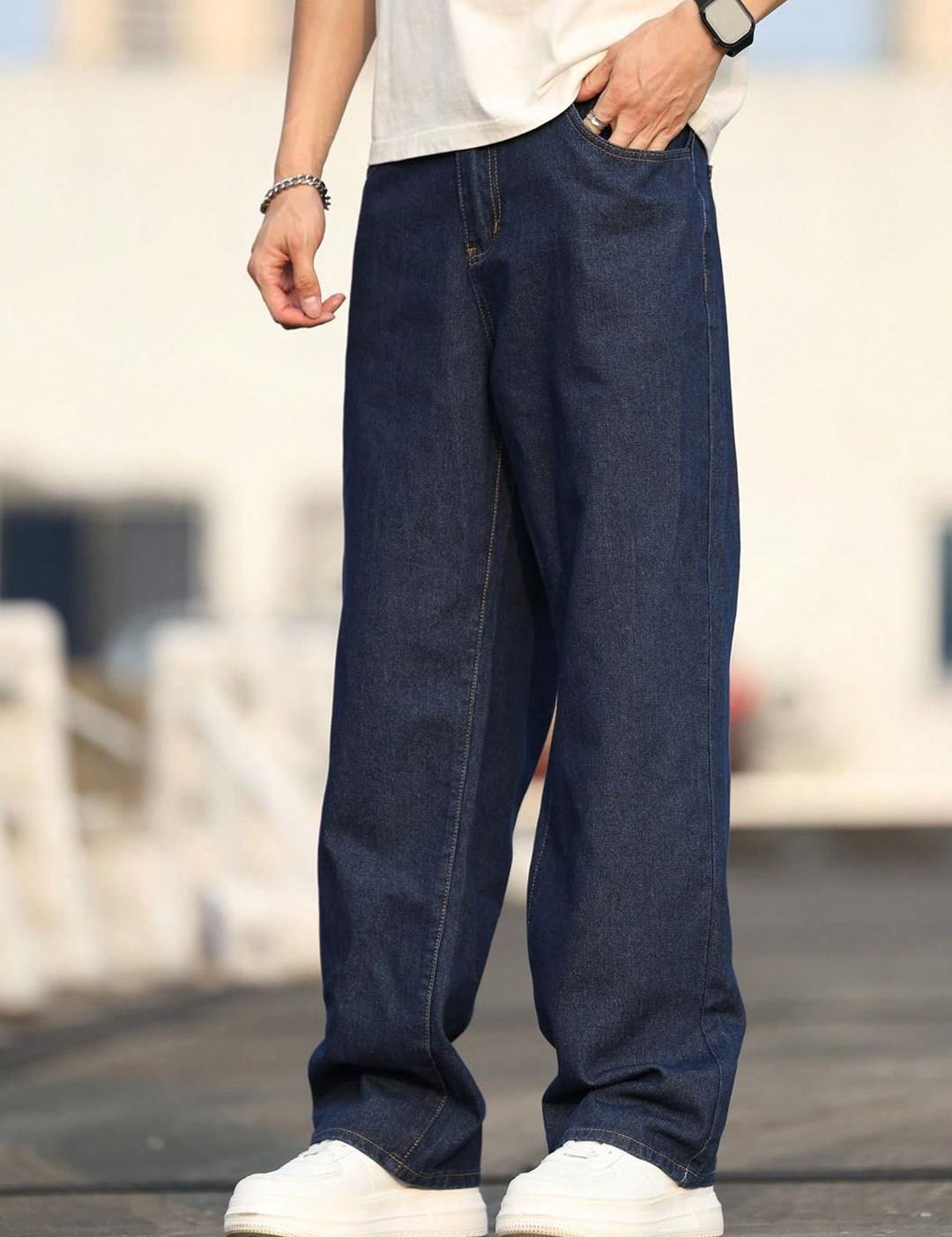 Kotty Men Straight Fit Stretchable Jeans