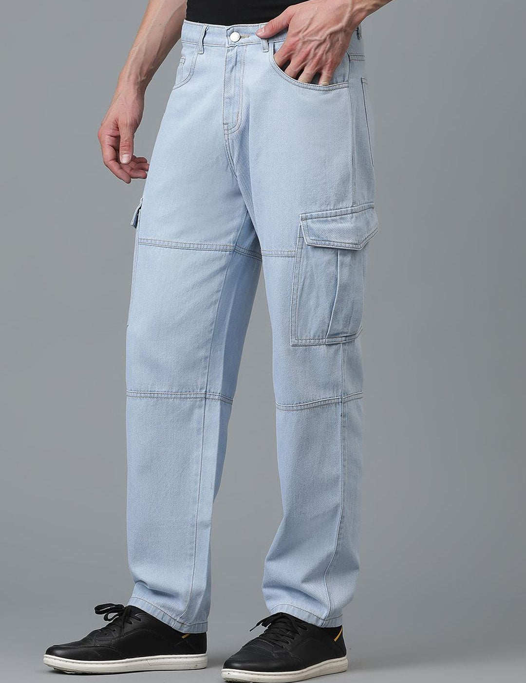 Kotty Men Jean Low-Rise Mildly Distressed Stretchable Jeans