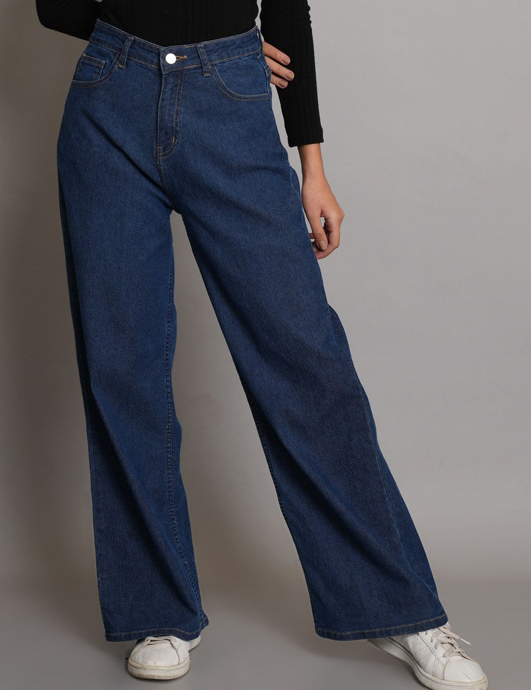 Kotty Women Jean Bootcut Straight Fit High-Rise Stretchable Jeans