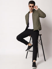 Kotty Men Olive Green Outdoor Padded Jacket