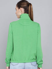 Kotty Women Green Neck Sweatshirt
