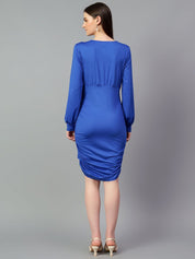 Kotty Bishop Sleeve Sheath Dress