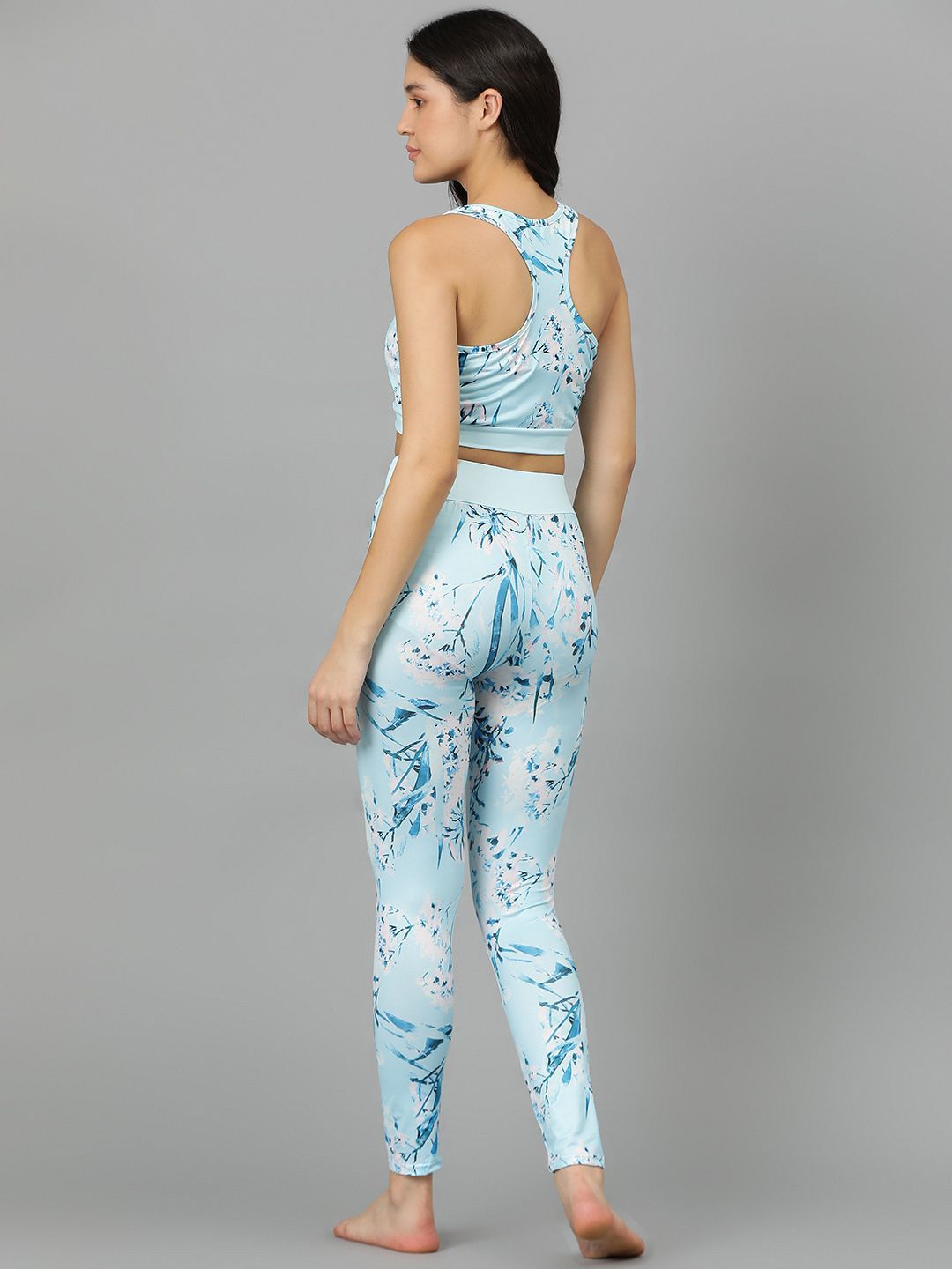 Kotty Round Neck Sleeveless Printed Night suit