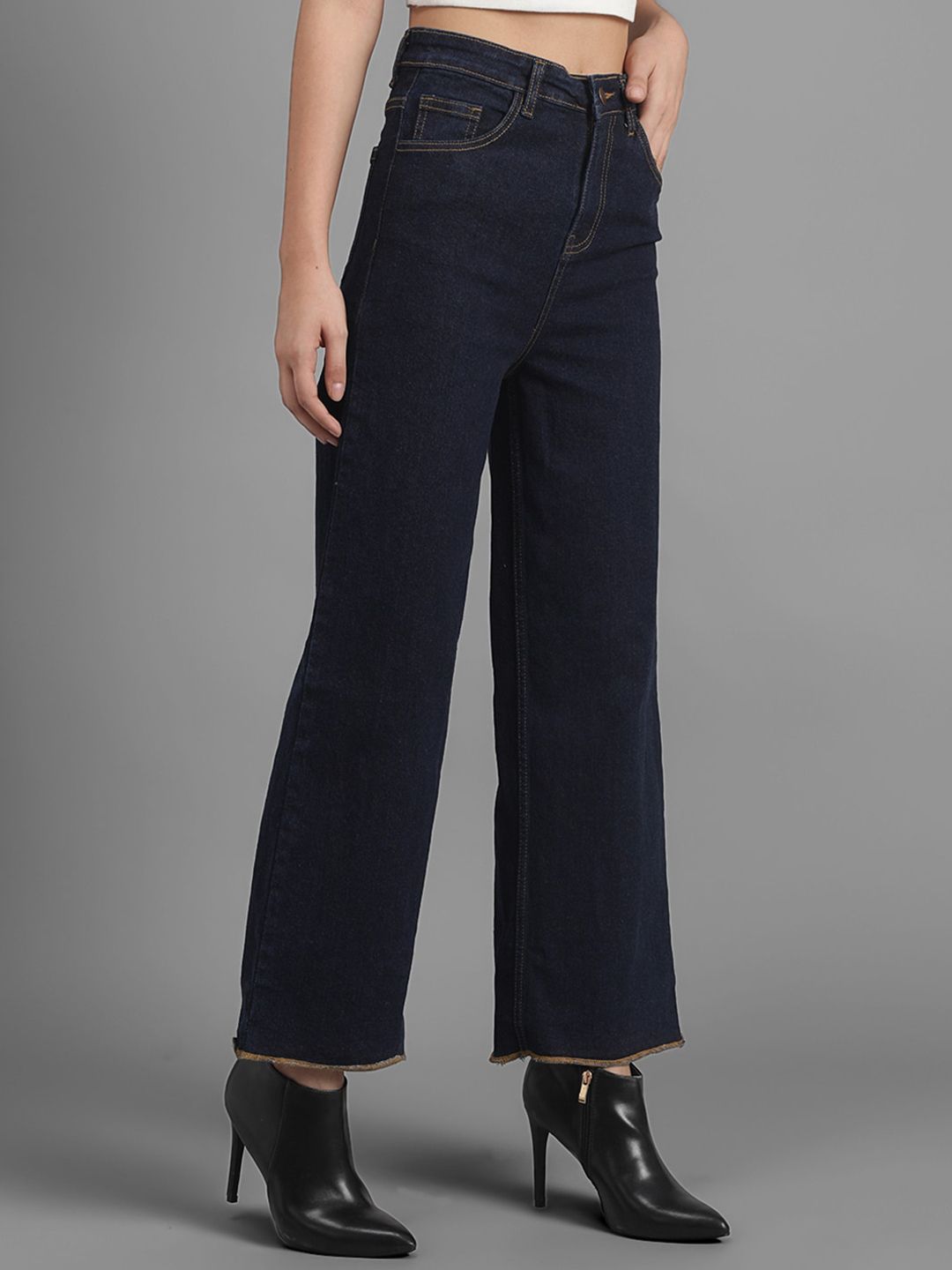 Kotty Women Pack Of 2 Flared High-Rise Dark Shade Stretchable Jeans