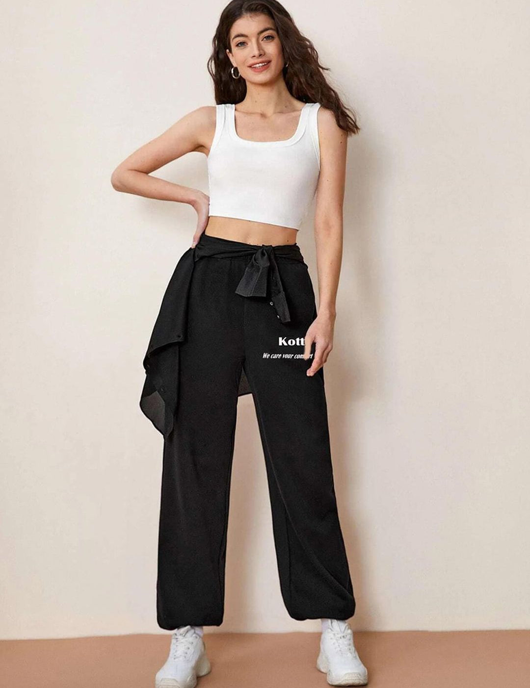 Kotty Women Typography Printed Joggers